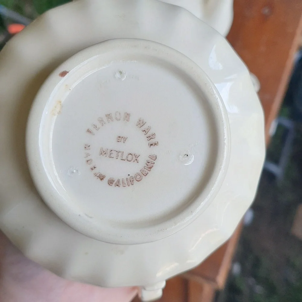 True Vintage 1950s teapot creamer sugar bowl set 1930s 1940s